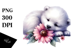 Cute Baby Polar Bear Sleeping Product Image 1