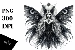 Gothic Fairy, High-Res PNG Product Image 1
