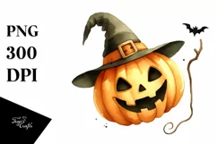 Funny Pumpkin Halloween Clipart PNG Product Image 3