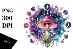 Celestial Mushroom Tarot, High Quality PNG Product Image 1