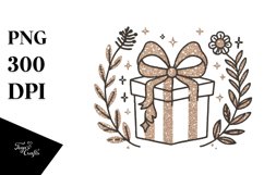 Present Glittery PNG Product Image 3