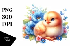 Colorful Small Baby Chicken | Clipart Product Image 3