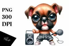 Funny Boxer Caricature | Sublimation | Clipart Product Image 3