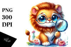 Vibrant Baby Lion PNG Product Image 1