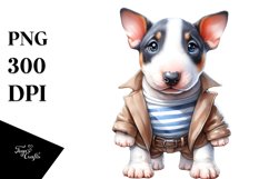 Baby Bull Terrier Standing | Clipart Product Image 1