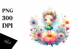 Cute Fairy Flower | Sublimation | Clipart Product Image 3