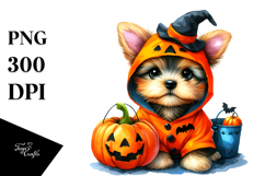 Cute Halloween Dog PNG Product Image 1