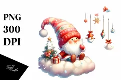 Vintage Christmas Gnomes, High-Res PNG Product Image 3