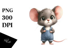 Funny Baby Standing with Big Eyes | Sublimation | Clipart Product Image 1