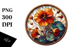Stained Nasturtium | Sublimation | Clipart Product Image 3