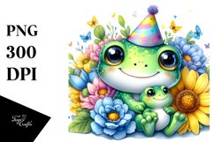 Colorful Small Baby Frog | Clipart Product Image 1