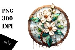 Stained Jasmine Wooden Clipart Product Image 3