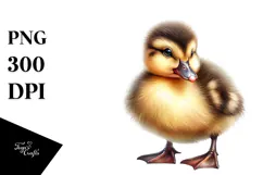 Cute Baby Duck, Transparent PNG Product Image 1