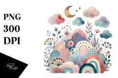 Simple Boho Cloud, Transparent PNG Product Image 1