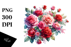 Red Roses, Transparent PNG Product Image 1
