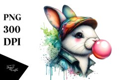 Bunny Artistic Style | Colorful Clipart Product Image 1