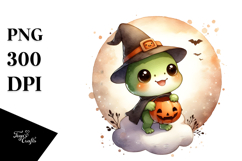 Cute Halloween Frog PNG Product Image 1