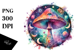 Colorful Magical Splash | Celestial Astral Mushroom Product Image 1