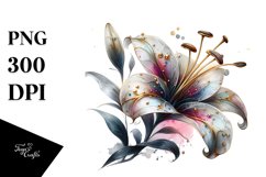 Detailed Glossy Lily Clipart Product Image 1