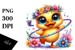 Cute Goofy Duck Hula Hoop Product Image 1