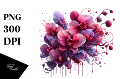 Glossy Orchid PNG Product Image 1