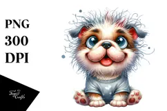 Happy Baby Bulldog PNG Product Image 1