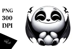 Funny Digital Painting with Bat PNG Product Image 1