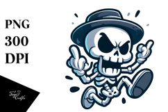 Skeleton with Hat, Transparent PNG Product Image 1