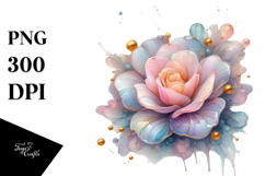 Abstract Rose PNG Product Image 1