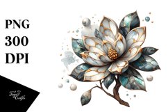 Wooden Stained Magnolia | Sublimation | Clipart Product Image 3