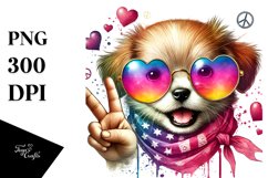 Valentines Puppy, Detailed PNG Product Image 1