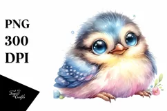 Cute Baby Bird, High-Res PNG Product Image 1