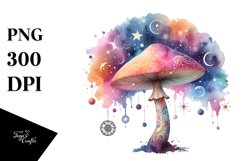 Colorfull Magical Astral Mushroom Splash | Sublimation Product Image 1