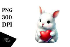 Whimsical Baby Rabbit, High-Res PNG Product Image 1