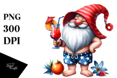 Whimsical Gnome Cocktail Party PNG Product Image 1