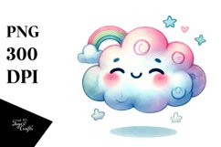 Cute Cloud, Transparent PNG Product Image 1