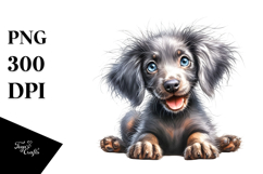 Watercolor Baby Weimaraner, High-Res PNG Product Image 1