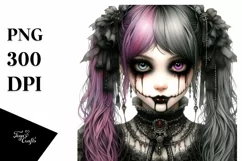 Gothic Girl, High-Res PNG Product Image 3