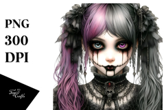 Gothic Girl, High-Res PNG Product Image 1