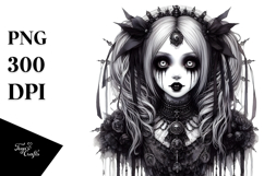 Gothic Girl, High-Res PNG Product Image 1