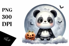 Cute Panda Digital Painting PNG Product Image 3