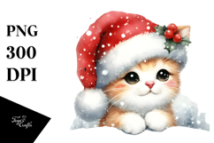Christmas Cat PNG Product Image 1