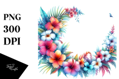 Vibrant Hawayan Flowers PNG Product Image 1
