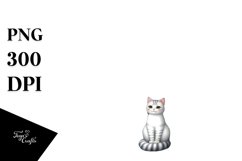 Colorful Cat House Scene | Sublimation | Clipart Product Image 1