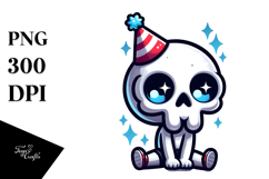 Sugar Skull in Suit, PNG Product Image 1