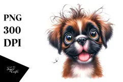 Watercolor Cute Boxer, High-Res PNG Product Image 1