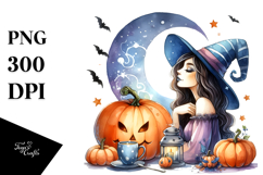 Vibrant Witch PNG Product Image 1