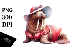 Beachy Baby Walrus, Transparent PNG Product Image 1