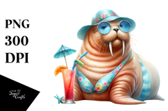 Beachy Baby Walrus, Transparent PNG Product Image 1