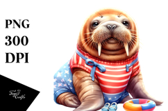 Beachy Baby Walrus, Transparent PNG Product Image 1
